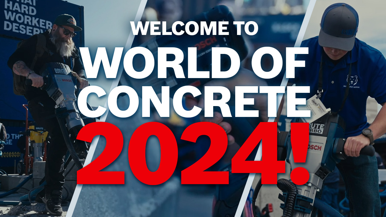 World of Concrete 2024! Boschtools